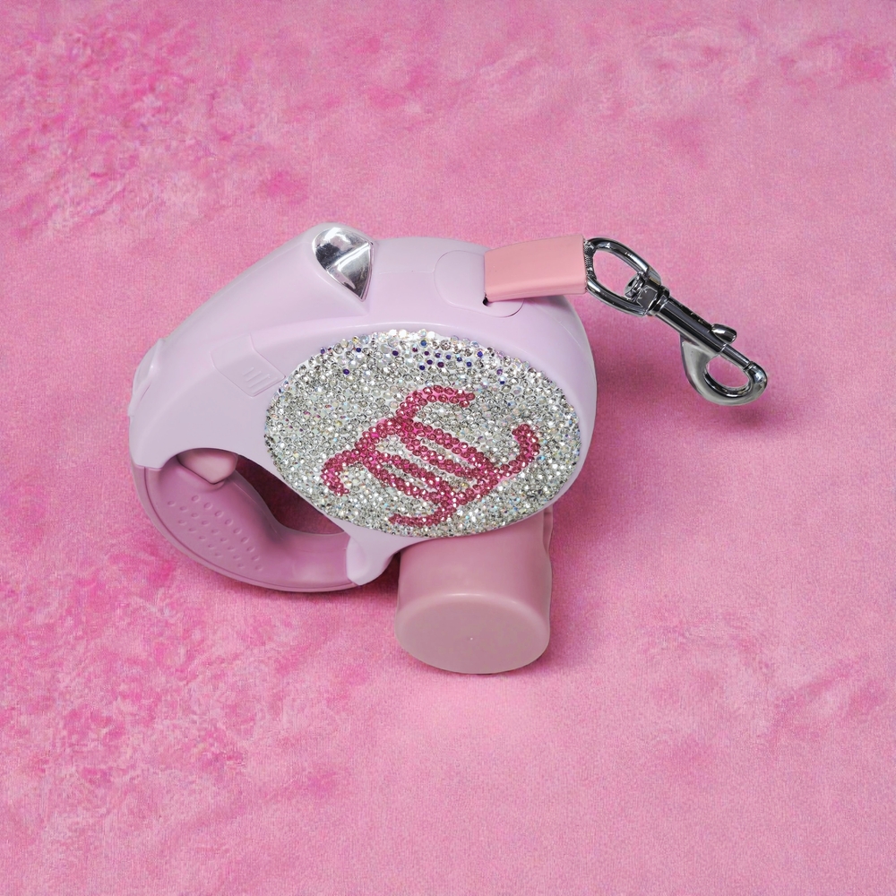 Pink Rhinestone Dog Leash - Picture 3 of 7